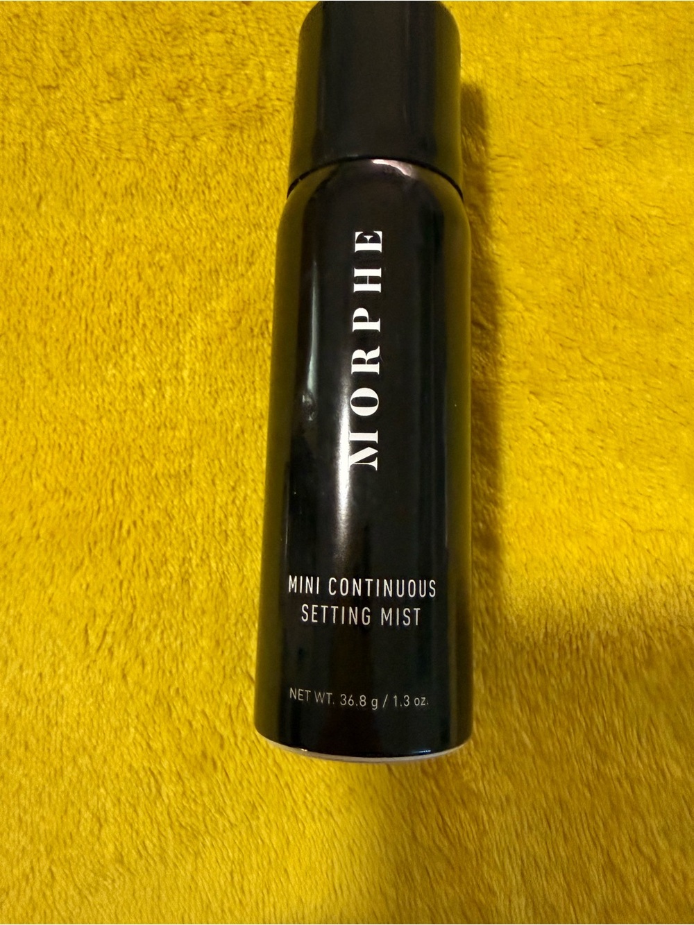 Morphe Mini Continuous Setting Mist — Black with White Logo